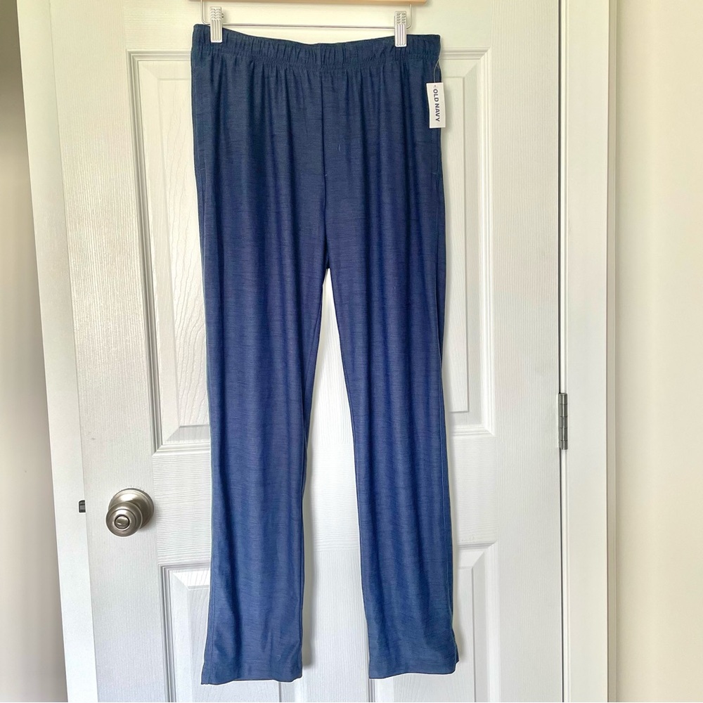 Old Navy Girls breath on joggers blue Large 10-12yr Athleisure